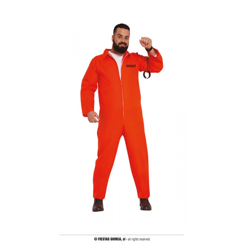 COSTUME UOMO PRIGIONIERO TG.XL 54-56