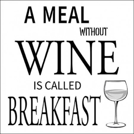 TOVAGLIOLI 33x33 A MEAL WITHE 20pz