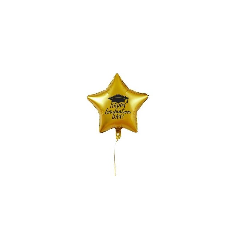PALLONE MYLAR STELLA 18 45cm ORO LAUREA