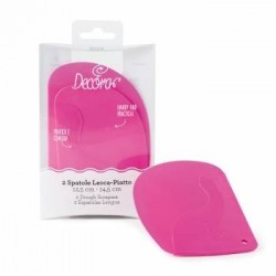 SPATOLE LECCAPIATTO PLASTICA 2pz