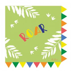 TOVAGLIOLI SAGOMATI 33x33 DINO ROAR 16pz
