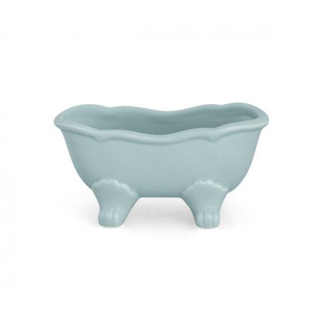 VASCA DA BAGNO CELESTE IN CERAMICA 11,5x6,5x6,5cm