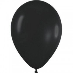PALLONCINI LATTICE 5 15cm NERO 50pz