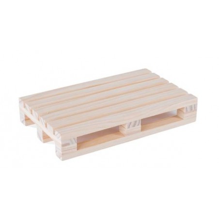 MINI PALLET LEGNO 20x12x3,5cm