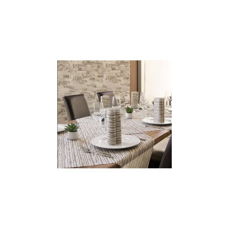 COPRIMACCHIA 100x100 MONO AIRLAID BACK CRETA 25pz