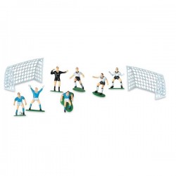 DECORAZIONE TORTA CALCIO SET 9pz
