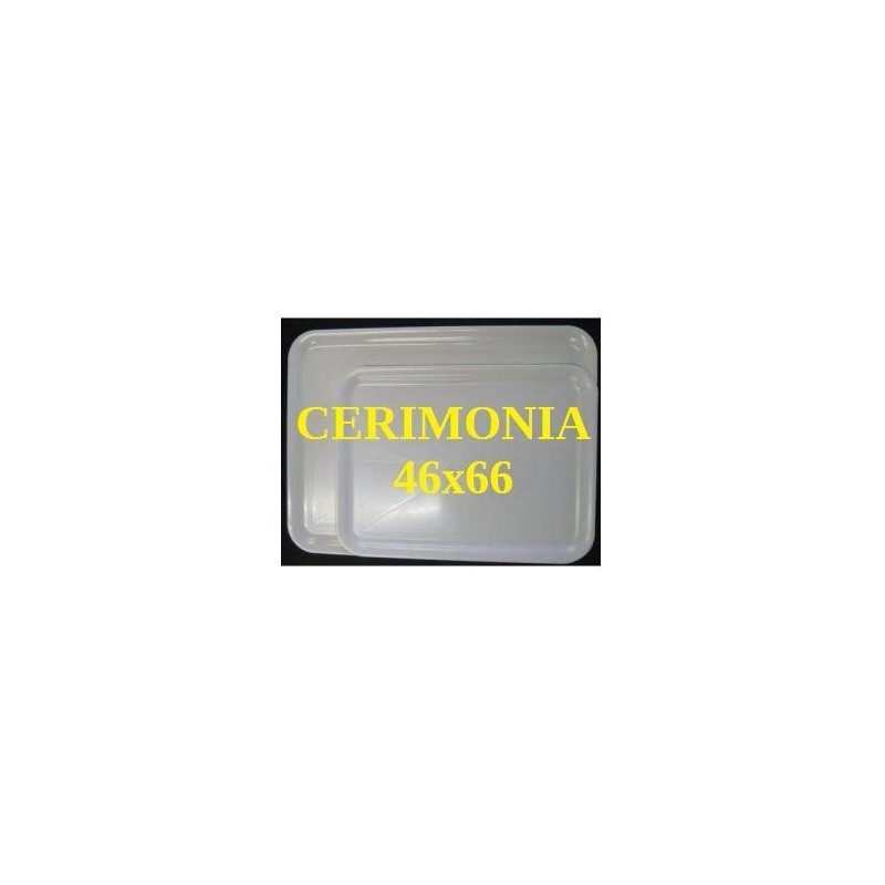 VASSOIO CERIMONIA BIANCO 46x66cm