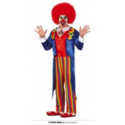 COSTUME CLOWN PAGLIACCIO TUTA E GIACCA TG.52/54