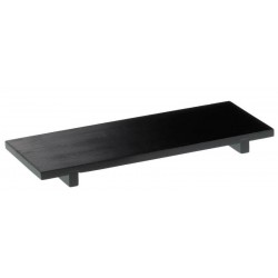 VASSOIO SUSHI IN BAMBOO NERO 30x11x2,5cm