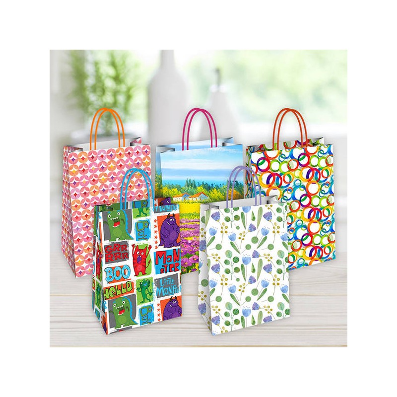 BORSA CARTA EVERYDAY MIS.36x12x41cm ASS.TO GEN1 1pz