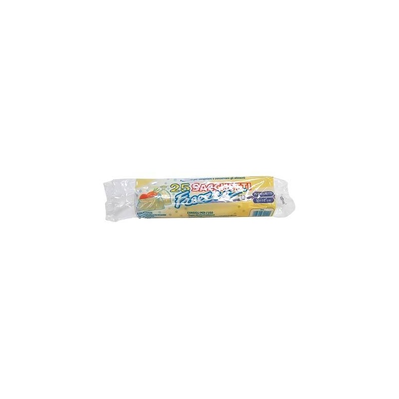 ROTOLO 25 SACCHETTI FREEZER HDPE IN BUSTA 35x50cm
