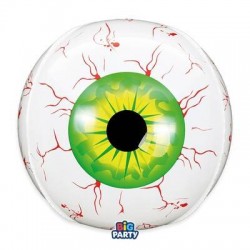 PALLONE MYLAR SFERA 4D 22 55cm SCARY EYE