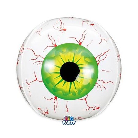 PALLONE MYLAR SFERA 4D 22 55cm SCARY EYE