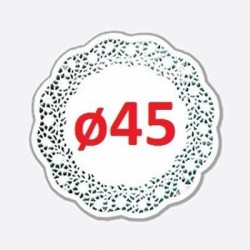 PIZZO PORCELLANATO TONDO ø45 10pz