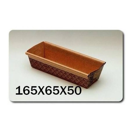 FORMA COTTURA PLUMCAKE 165x65x50mm 50pz 516565/LP