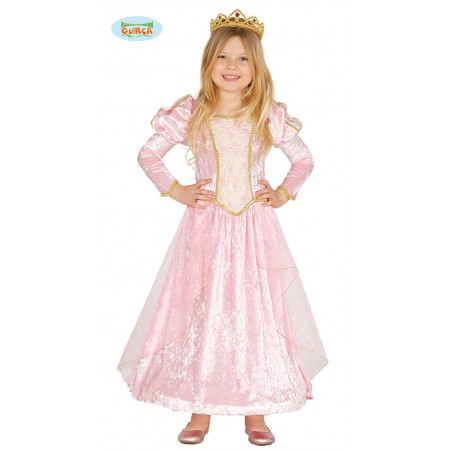 COSTUME PRINCIPESSA IN ROSA tg.3/4 ANNI