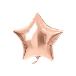 PALLONE MYLAR STELLA 19 48cm ROSE GOLD METAL
