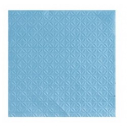 TOVAGLIOLI 33x33 3v DIAMANTE AZZURRO 20pz