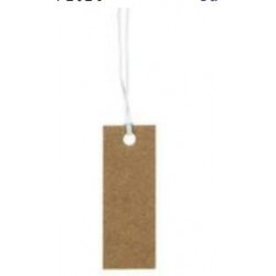 TAG CARTA 1,5x4cm NATURAL 48pz