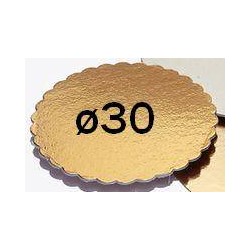 DISCHI CARTONE ORO/NERO CAPPATI 2000gr/mq ø30 10kg