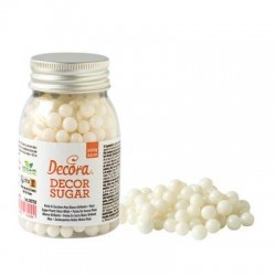 MAXI PERLE DI ZUCCHERO BIANCHE BRILLANTE 100gr