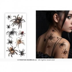 TATUAGGI RAGNI CON OMBRA 14x30cm