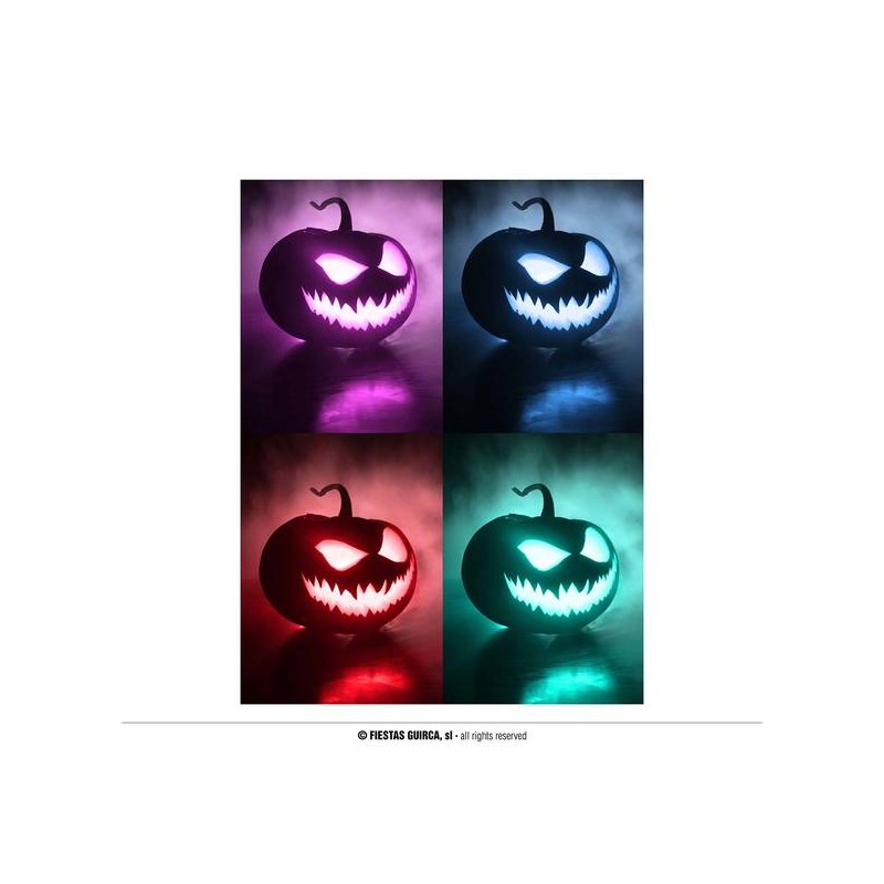 LUCE MULTICOLORE PER ZUCCA 6,6cm