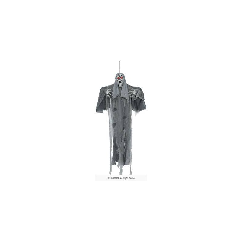 PENDENTE FANTASMA GRIGIO C/LUCE SUONO E MOVIMENTO