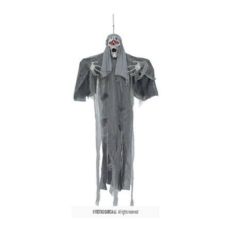 PENDENTE FANTASMA GRIGIO C/LUCE SUONO E MOVIMENTO