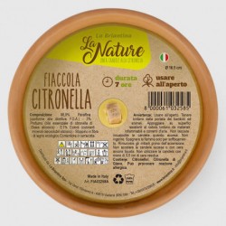 FIACCOLA CITRONELLA TERRACOTTA ø16,5