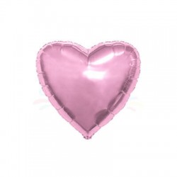 PALLONE MYLAR CUORE 18 45cm BABY ROSA