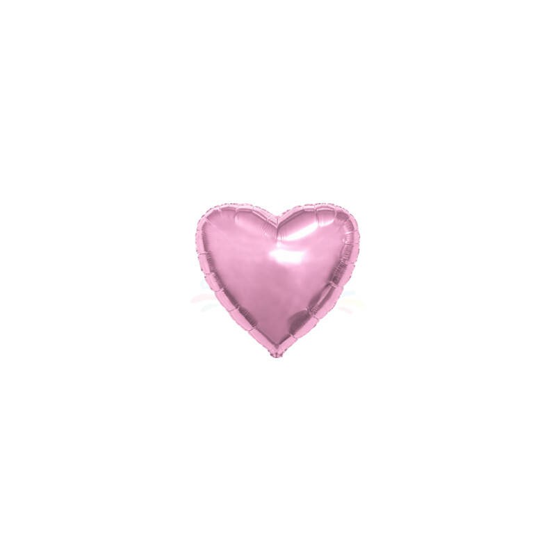PALLONE MYLAR CUORE 18 45cm BABY ROSA