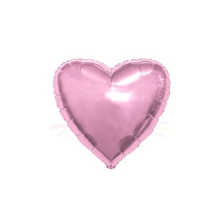PALLONE MYLAR CUORE 18 45cm BABY ROSA