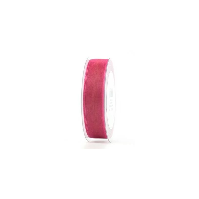 NASTRO ORGANZA mm25x50mt FUXIA