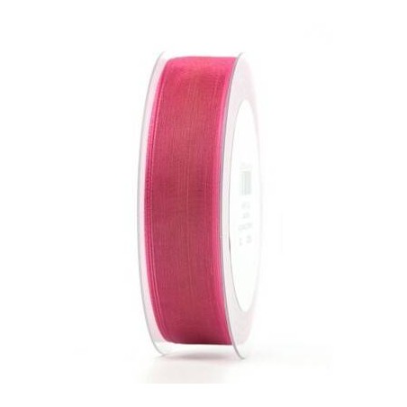 NASTRO ORGANZA mm25x50mt FUXIA