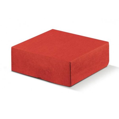SCATOLA MARMOTTA NEW 60x40x19,5cm SETA ROSSO