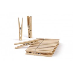 MOLLETTE DA BUCATO IN LEGNO HOLD ME 20pz