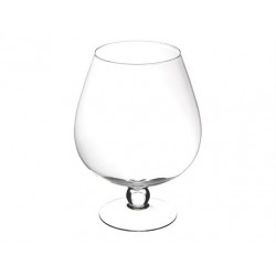 COPPA COGNAC IN VETRO H.36,5cm ø27,5cm 19-191
