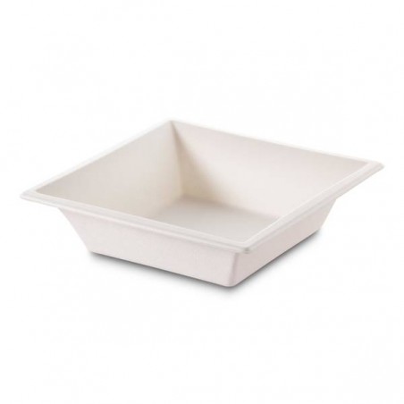 PIATTI QUADRATI POLPA 18x18cm H.4 FONDINA BIO COMPOSTABILI 25pz