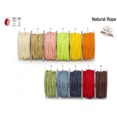 ROCCHETTO NATURAL ROPES ø4x20mt H-ROSA