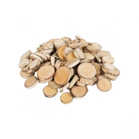 FETTINE DI ALBERO DI LEGNO 100pz TT101 CWR