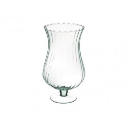 VASO VETRO OTTICO H.30cm ø17cm W-112