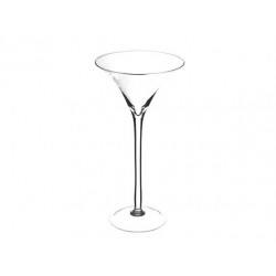 COPPA MARTINI VETRO H.70cm ø30cm 19-1052A