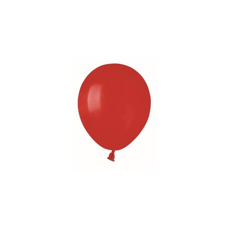 PALLONCINI COLOR 5 12cm ROSSO 100pz