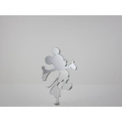 CAKE TOPPER PLEXY TOPOLINO COLORI ASS.TI 1pz
