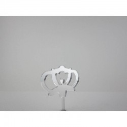 CAKE TOPPER PLEXY CORONA COLORI ASS.TI 1pz