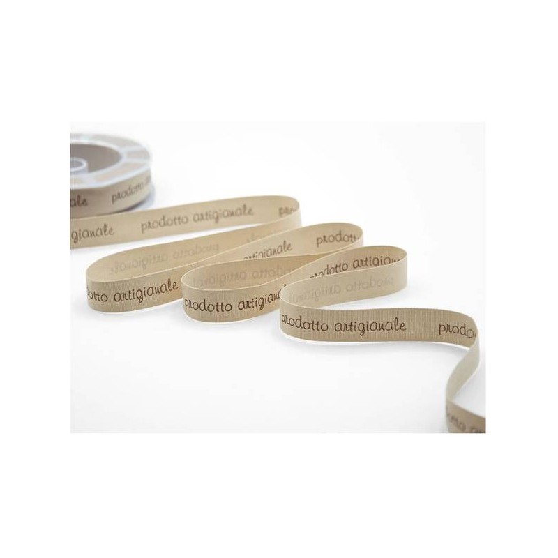 NASTRO POLICOTONE mm15x15mt COL.21/2 PRODOTTO ARTIGIANALE BEIGE