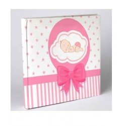 ALBUM FOTO NASCITA 20PAG. PERGAMENA C/VELINA 17219