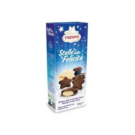 STELLE DI FONDENTE TARTUFATE CIOCCOLATO BIANCO 130gr