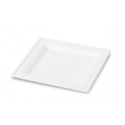 PIATTI QUADRATI POLPA 20x20cm BIODEGRADABILI 50pz BYò